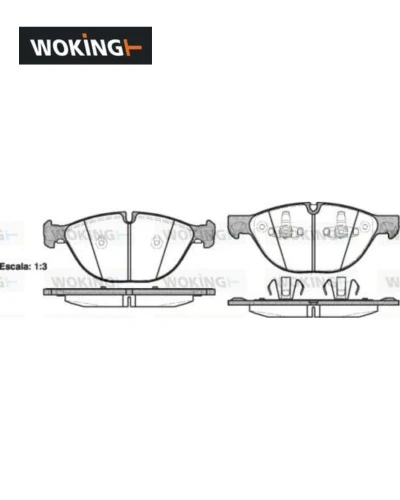 طقم تيل امامى  - F15 - وكينح