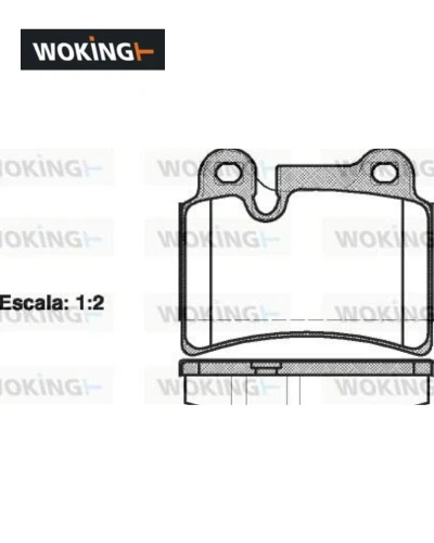 طقم تيل امامى جناح - G12-G30 - وكينج
