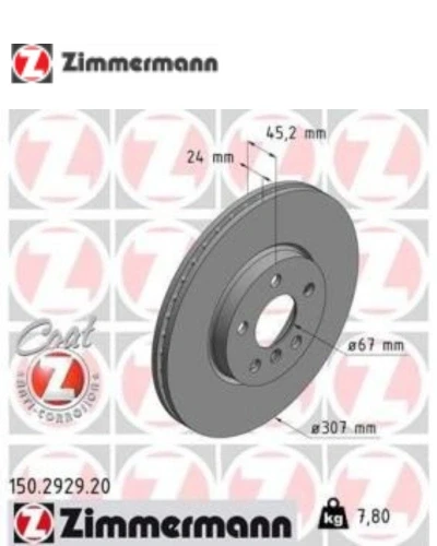 طقم  طنابير امامى 218 X1 F48 - زيمرمان