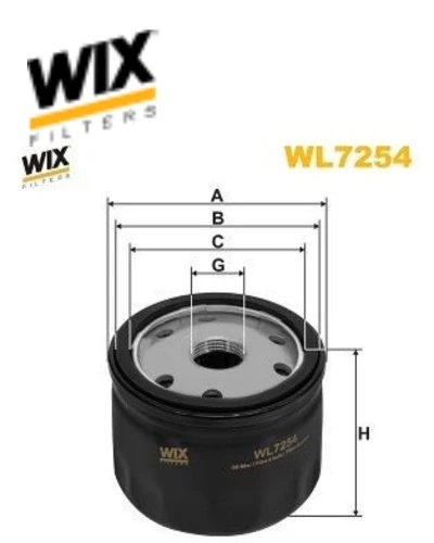 فلتر زيت -  رينو داستر - ويكس