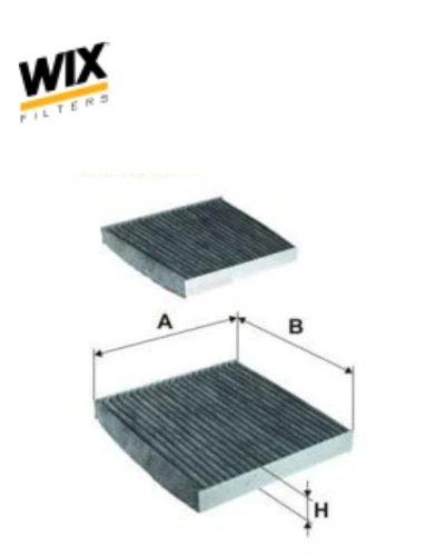 فلتر تكييف كاربون F25 - ويكس